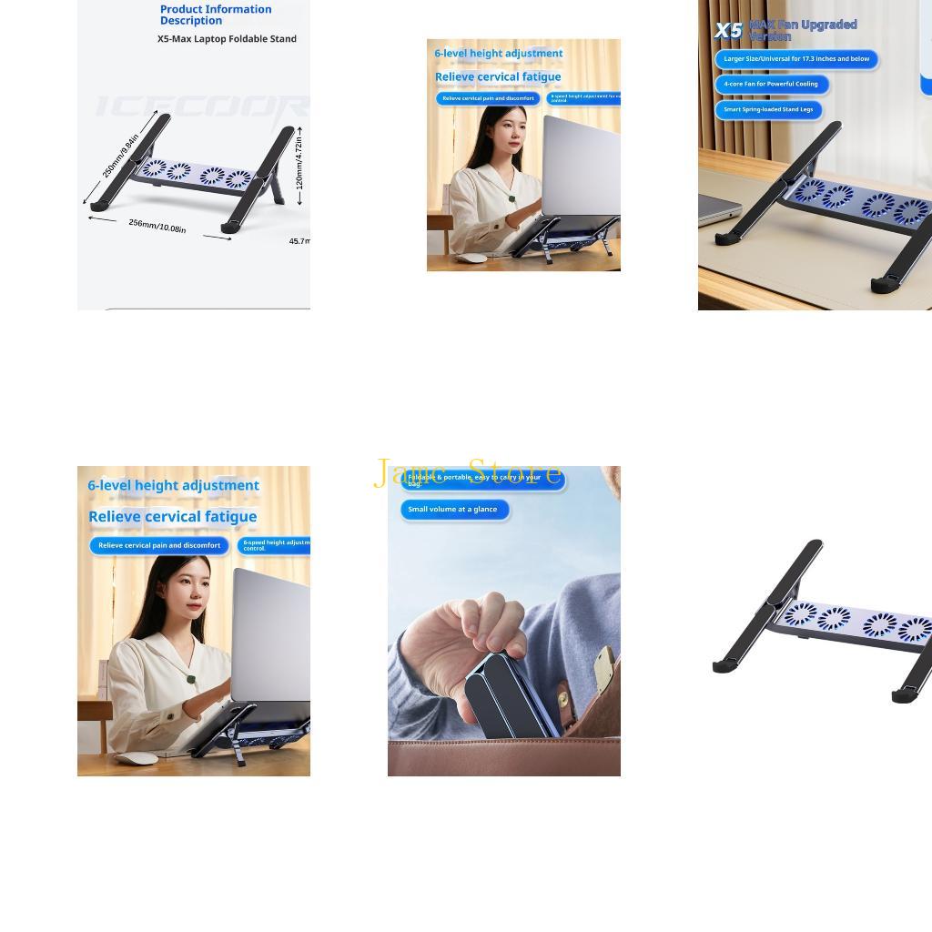LX0B Portable Aluminum Cooling - огляд і ціна Laptop Cooling Pad