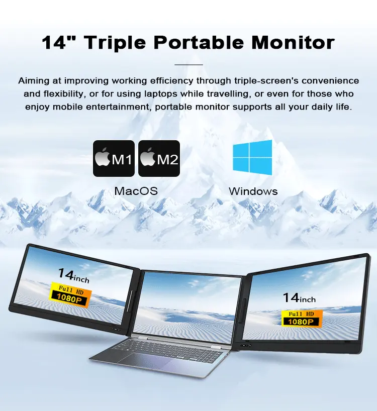 Professional Triple Portable M - огляд і ціна Laptop Stand