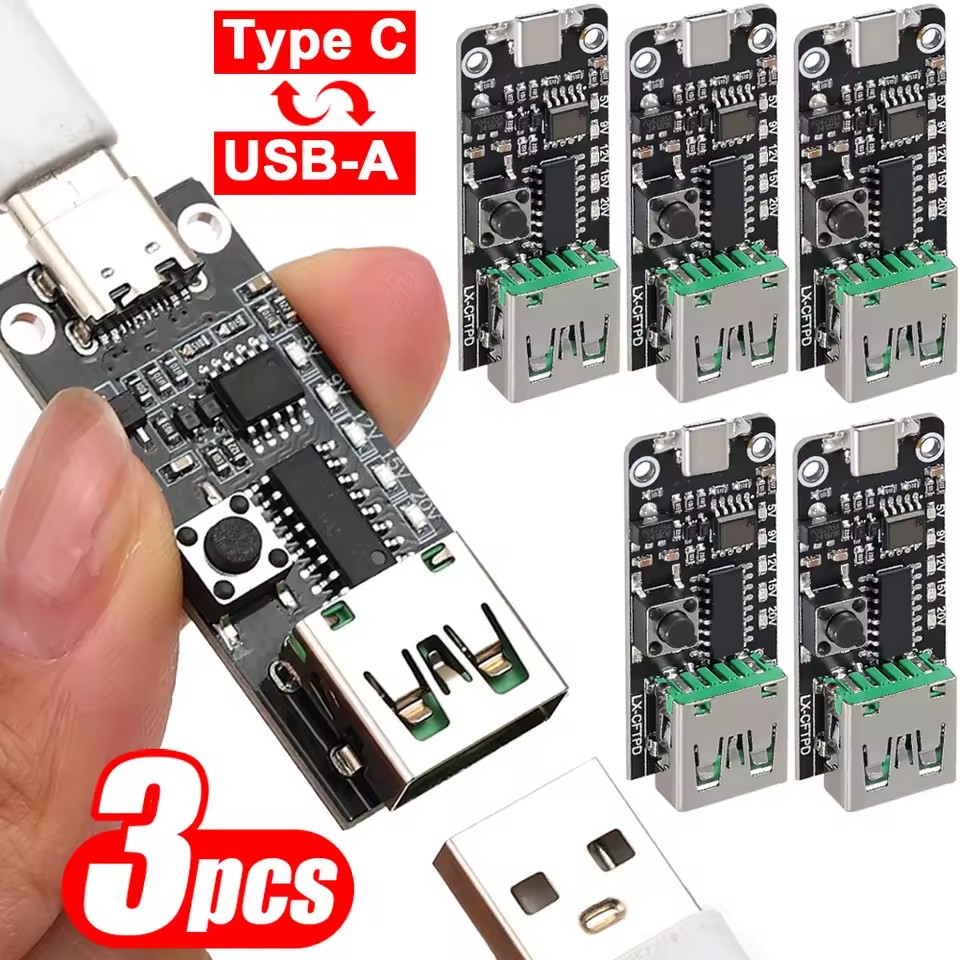 1-3PCS USB-C 5A PD Trigger Boa - огляд і ціна Usb C Hub