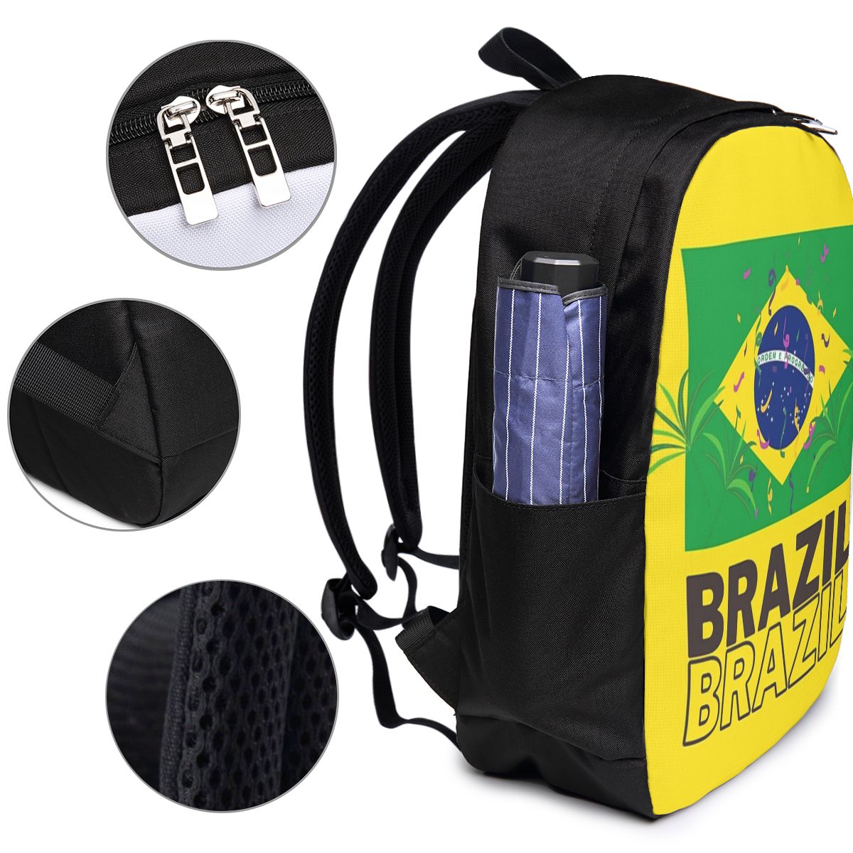 Brazil National Flag  Backpack - огляд і ціна Laptop Bag